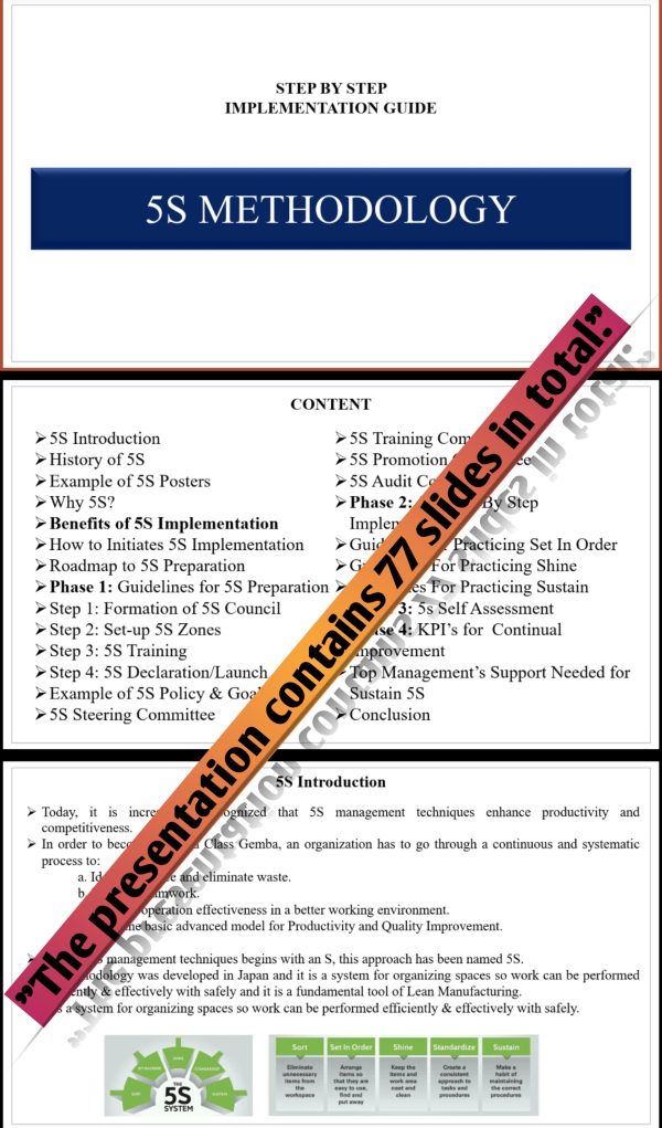 Training Module, check sheets and posters